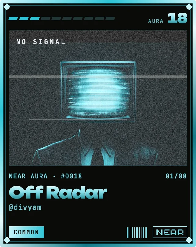 Off Radar Aura card